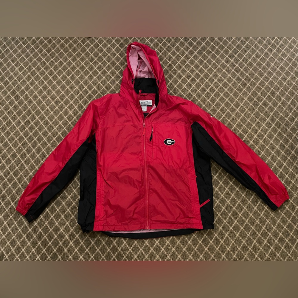 Columbia Red and Black Georgia bulldog Hooded Jacket